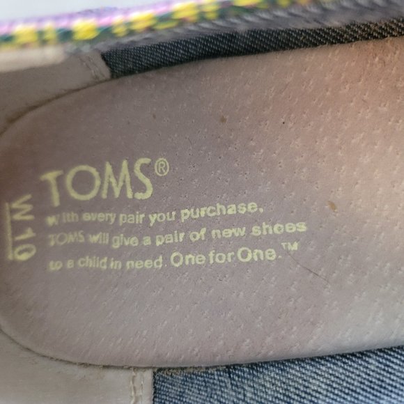 Toms Espadrilles - Pink Multi-Color Wedge Sandal - Picture 3 of 6